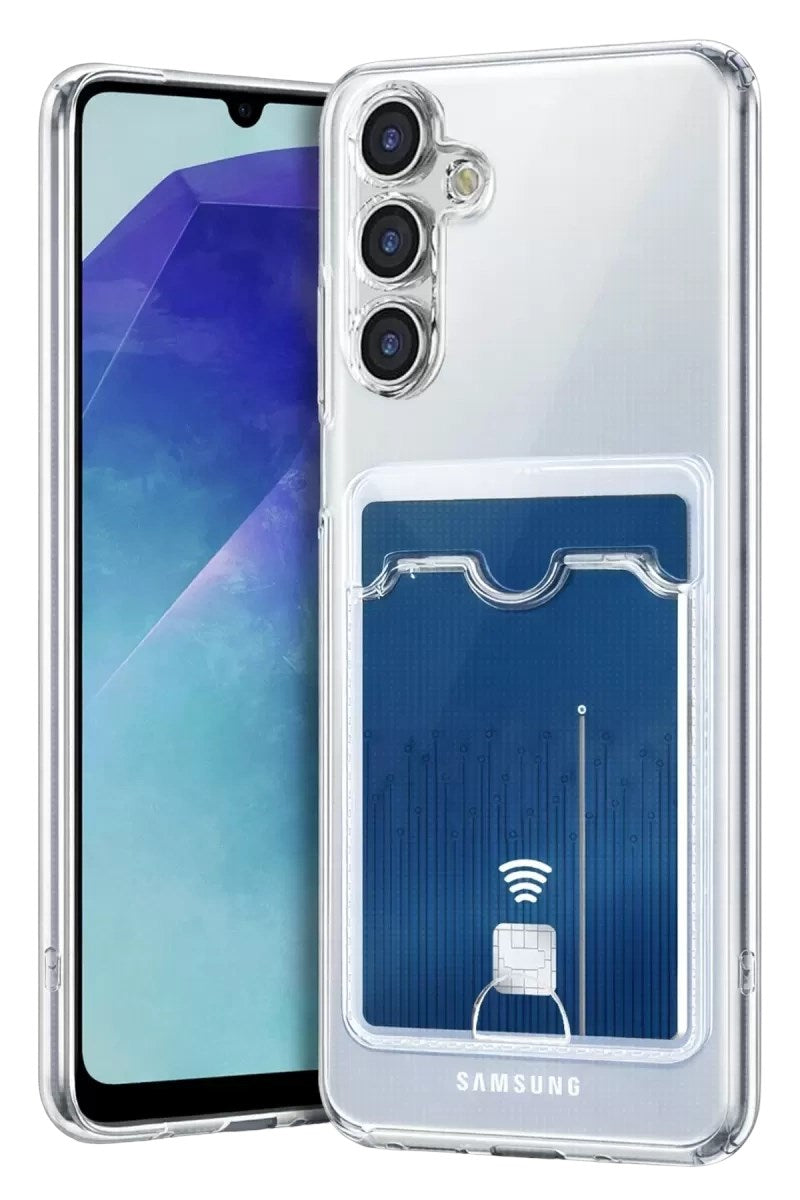 Mey İthalat® Samsung Galaxy A57 5G Kart Şeffaf Silikon - Şeffaf