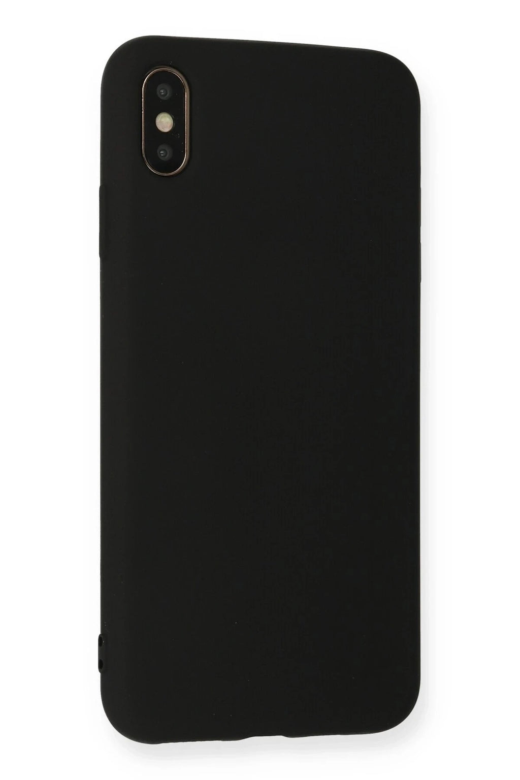 Mey İthalat® iPhone XS Max Kılıf Nano içi Kadife Silikon - Siyah