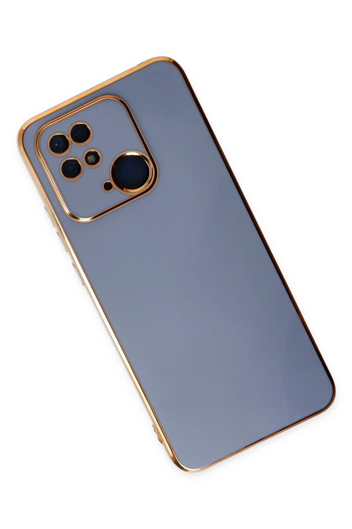 Mey İthalat® Redmi 10C Kılıf Volet Silikon - Mavi