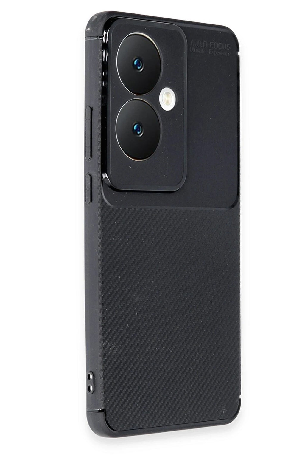 Mey İthalat® Reno 11F Kılıf Auto Focus Karbon Kapak - Siyah
