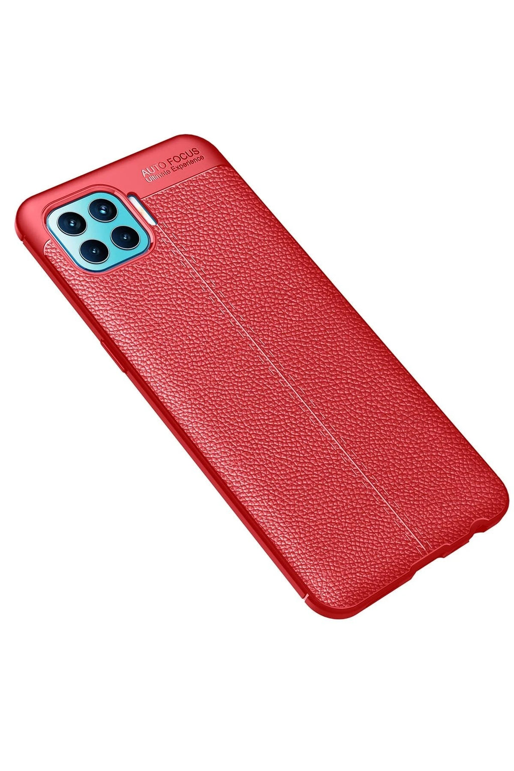 Mey İthalat® Reno 4 Lite Kılıf Auto Focus Kapak - Kırmızı