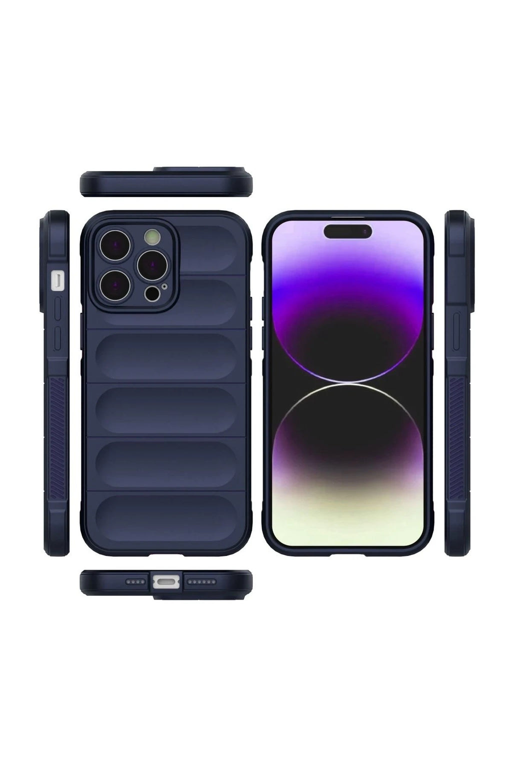 Mey İthalat® iPhone 15 Pro Kılıf Optimum Silikon - Lacivert