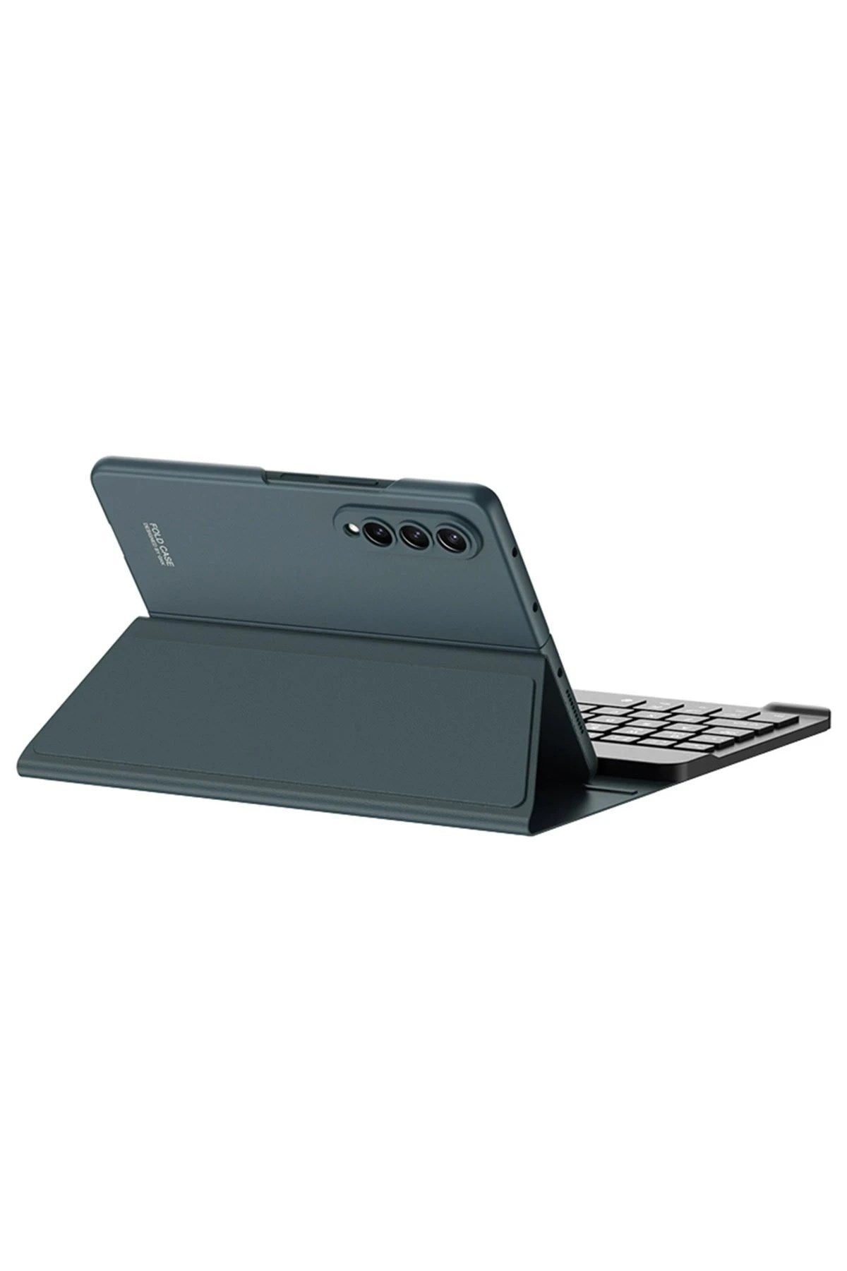 Mey İthalat® Universal Universal Kılıf Fold Klavye - Koyu Yeşil