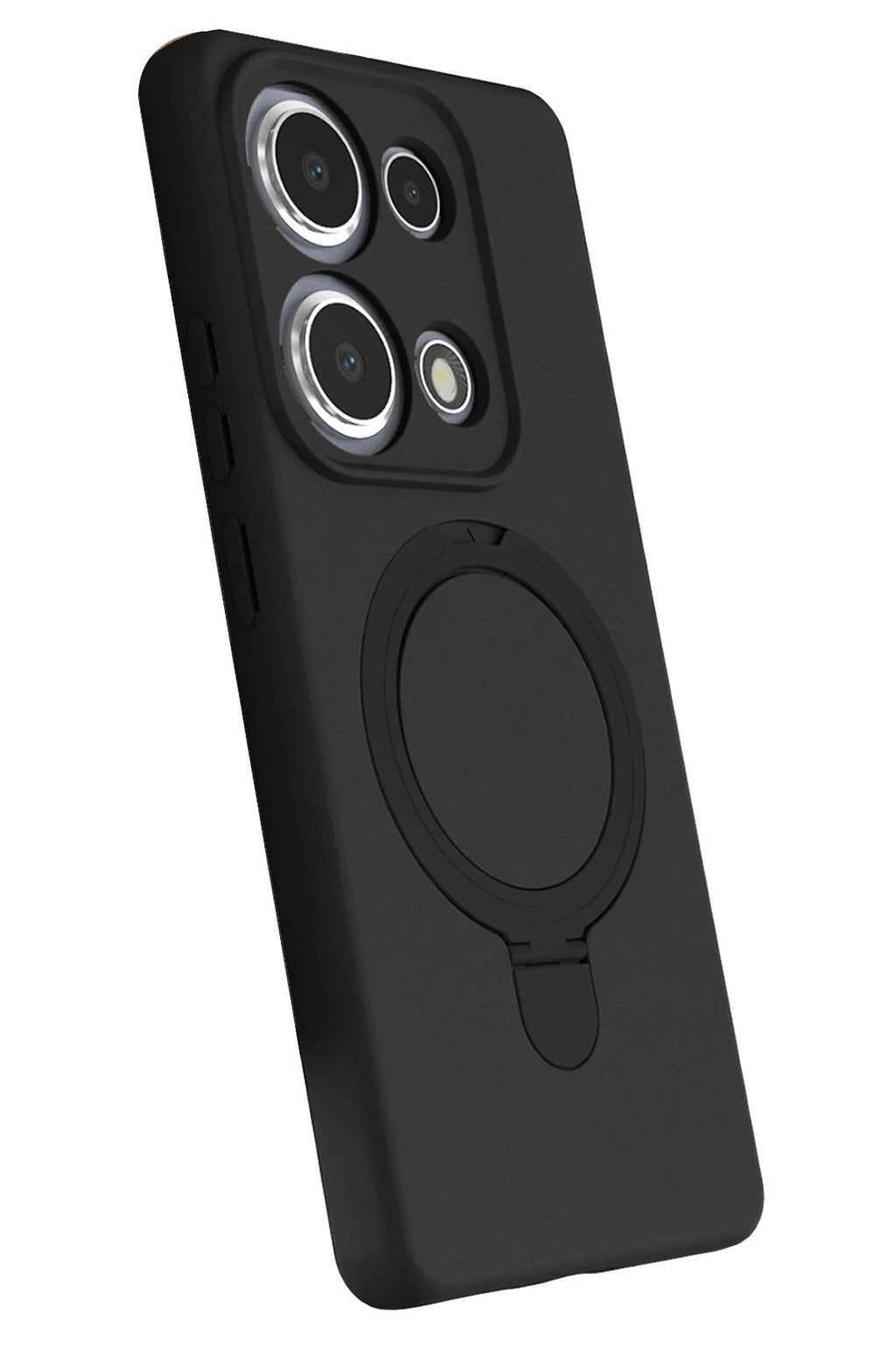 Mey İthalat® Redmi Note 13 Pro 4G Regal Magsafe Standlı Kapak - Siyah