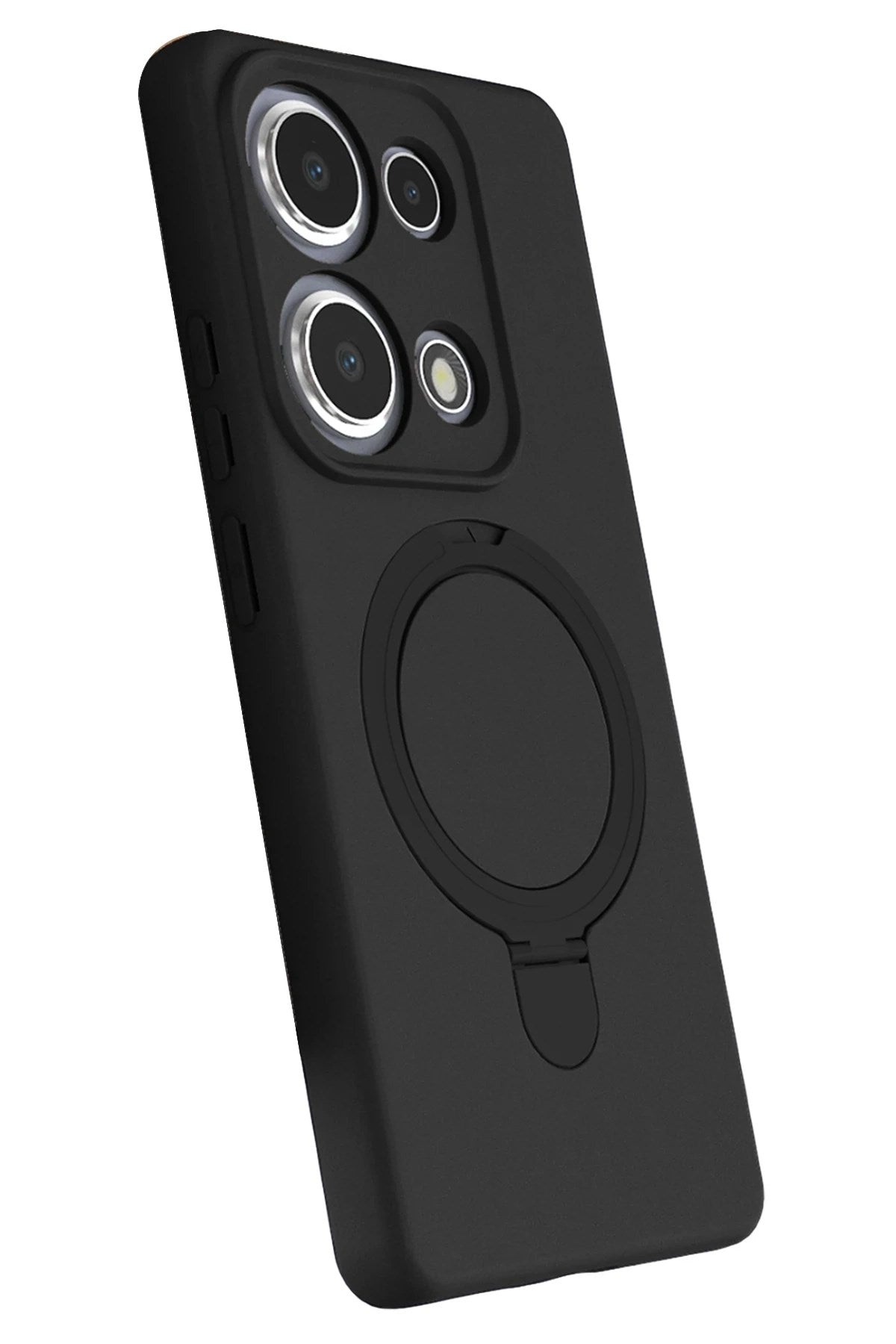 Mey İthalat® Redmi Note 13 Pro 4G Regal Magsafe Standlı Kapak - Siyah