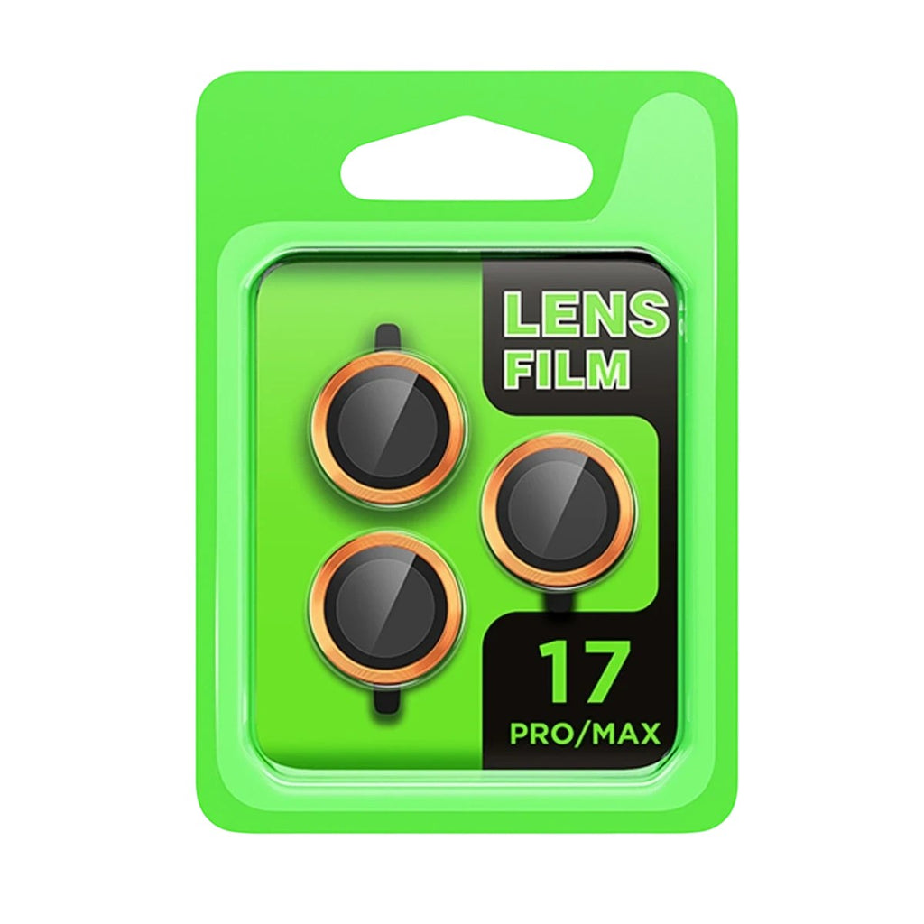 Mey İthalat® iPhone 17 Pro Raze Metal Kamera Lens - Turuncu