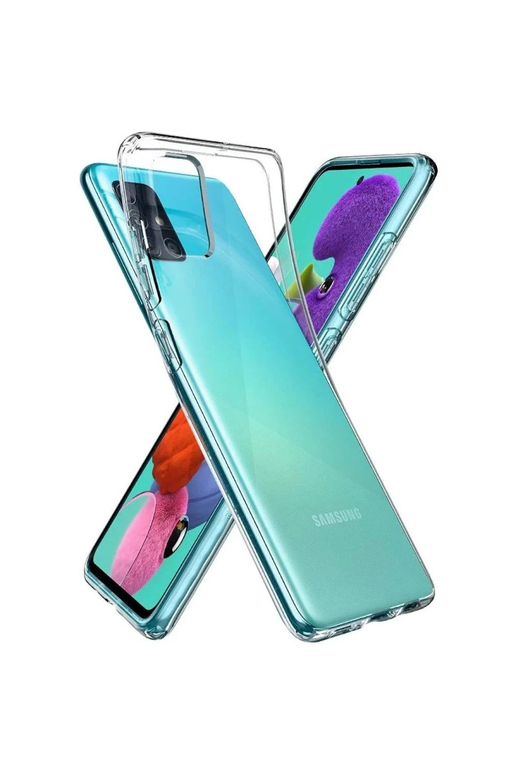 Mey İthalat® Samsung Galaxy A03S Kılıf Lüx Şeffaf Silikon