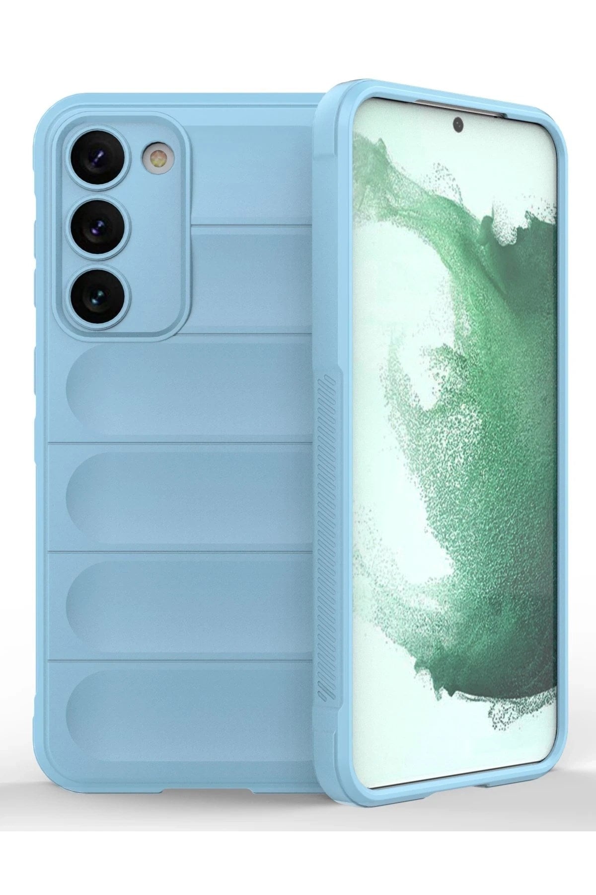 Mey İthalat® Samsung Galaxy S23 Plus Kılıf Optimum Silikon - Sky Blue