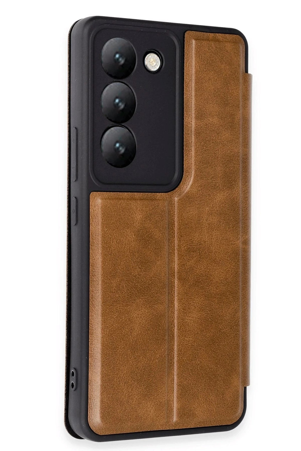 Mey İthalat® Vivo V30 Lite 4G Kılıf Flip Cover - Taba