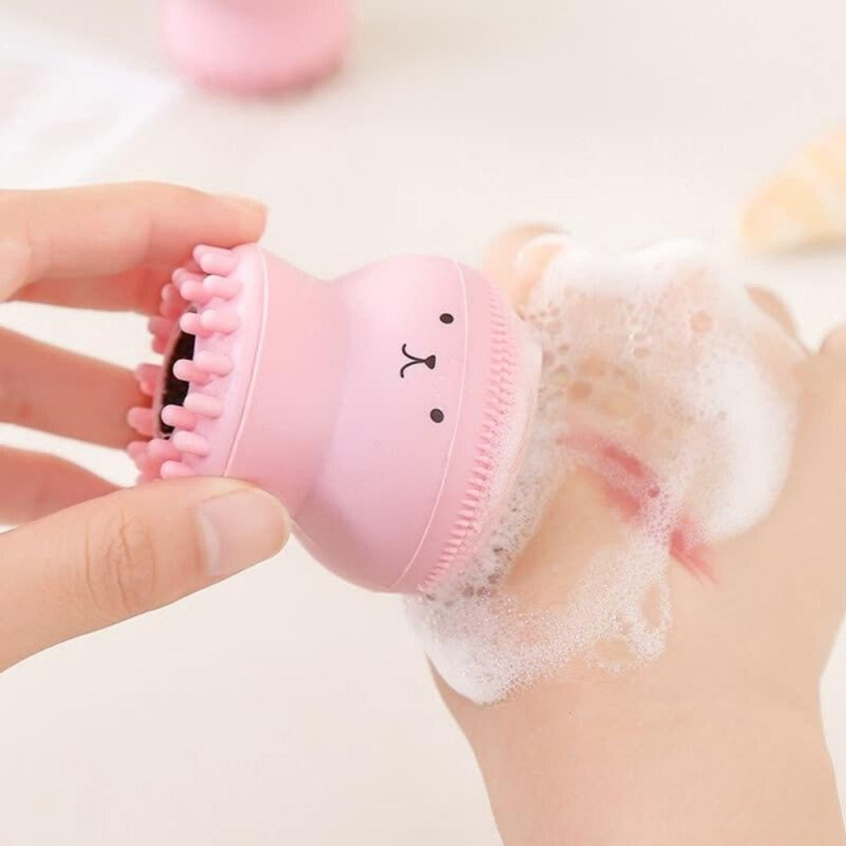 Peeling Etkili Mini El Yüz Cilt Temizleme Fırçası Silikon Temizlenmesi Kolay Siyah Nokta Gi