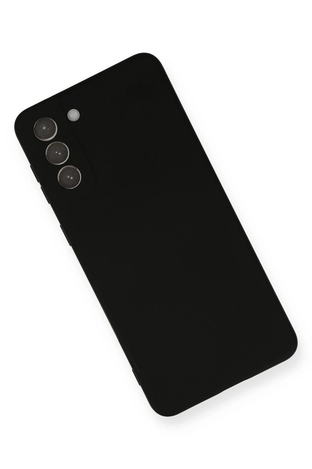Mey İthalat® Samsung Galaxy S21 Plus Kılıf Nano içi Kadife Silikon - Siyah