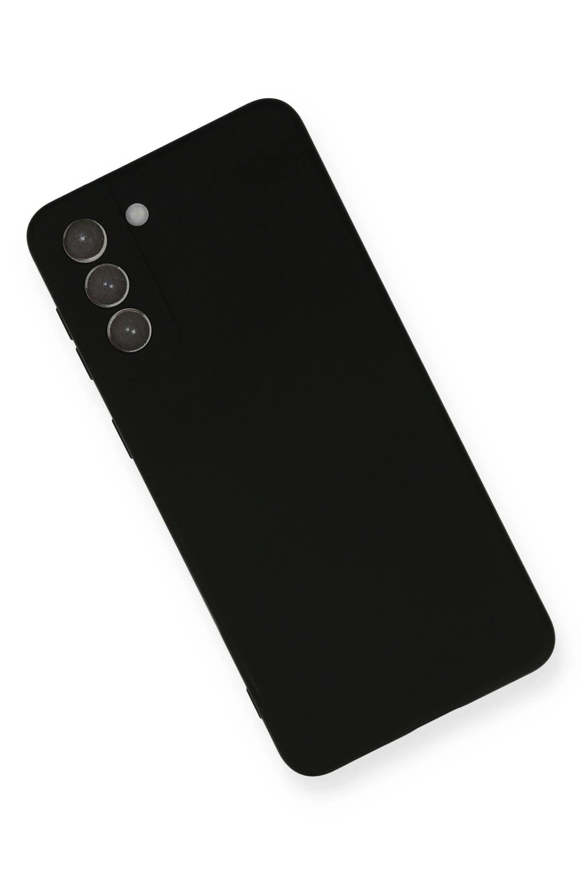 Mey İthalat® Samsung Galaxy S21 Plus Kılıf Nano içi Kadife Silikon - Siyah