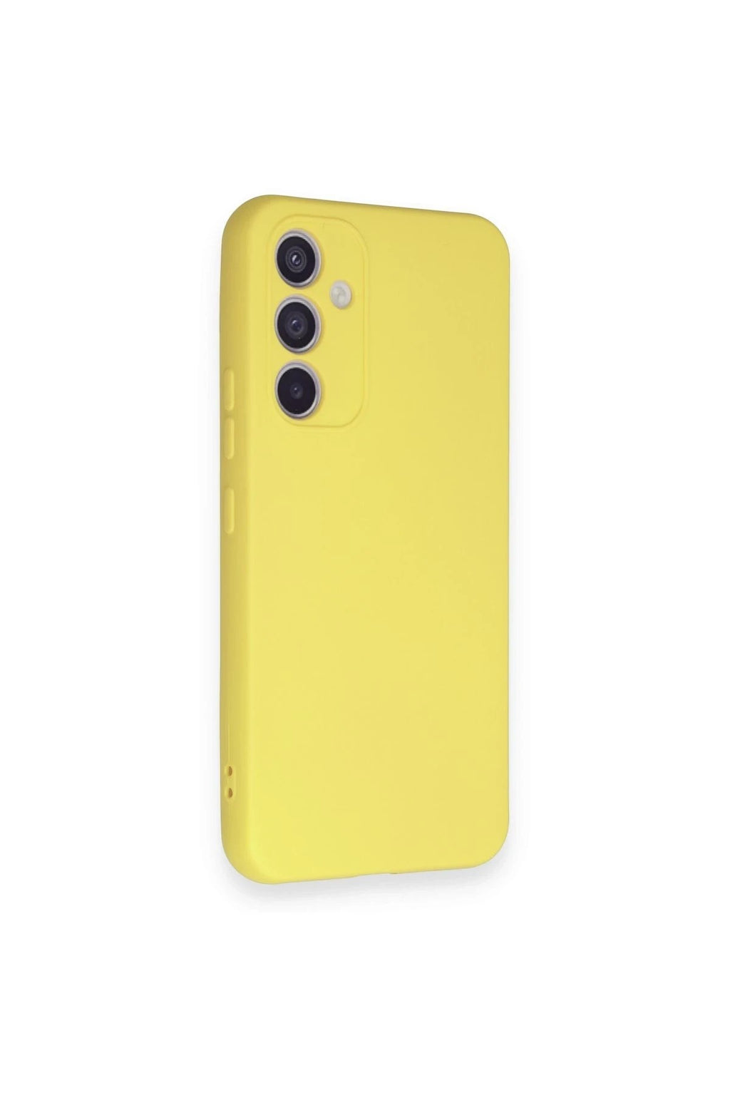 Mey İthalat® Samsung Galaxy A34 5G Kılıf Nano içi Kadife Silikon - Sarı