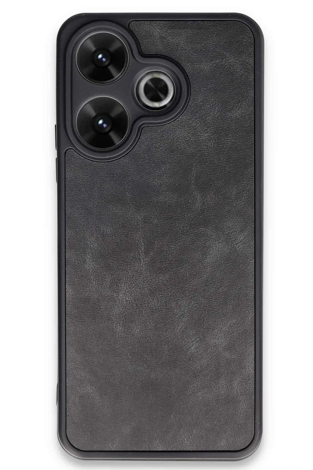 Mey İthalat® Redmi 13 4G Kılıf Aras Deri Kapak - Siyah