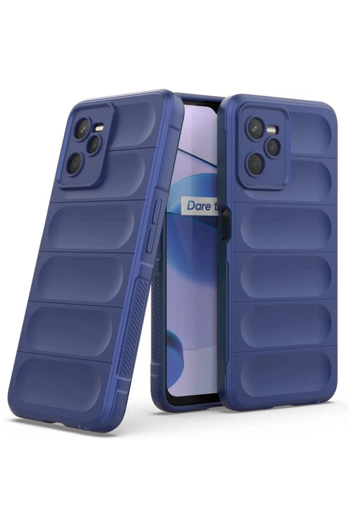 Mey İthalat® Realme C35 Kılıf Optimum Silikon - Lacivert