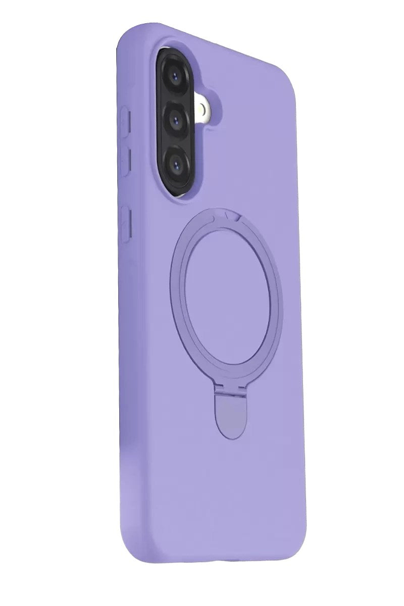 Mey İthalat® Samsung Galaxy A37 5G Regal Magsafe Standlı Kapak - Lila