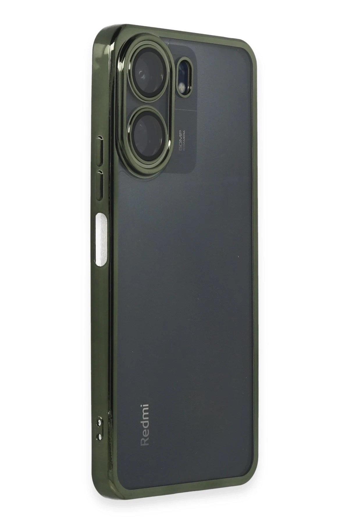Mey İthalat® Redmi 13C Kılıf Lensli Silikon - Yeşil