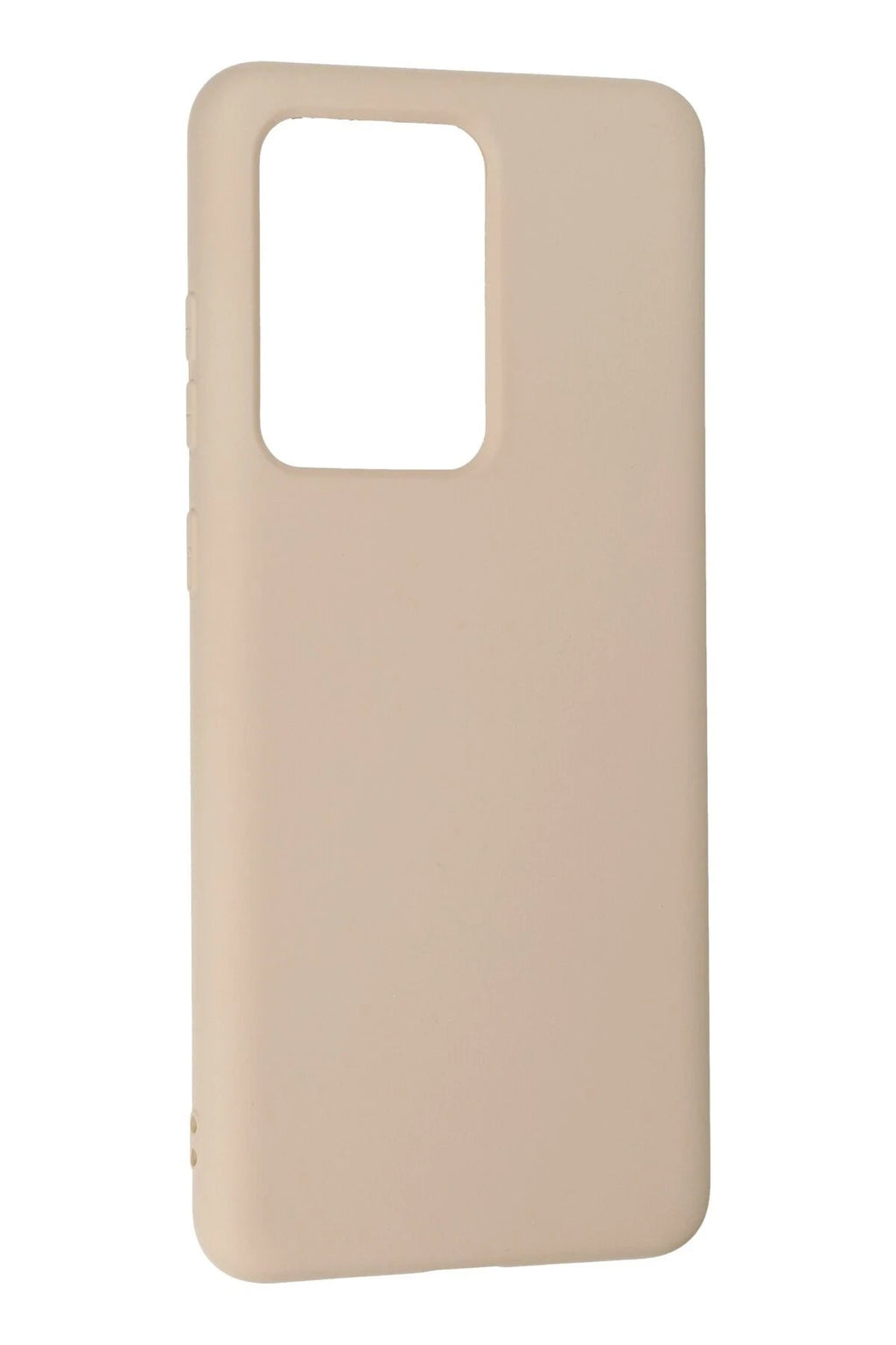 Mey İthalat® Samsung Galaxy S20 Ultra Kılıf Nano içi Kadife Silikon - Pudra