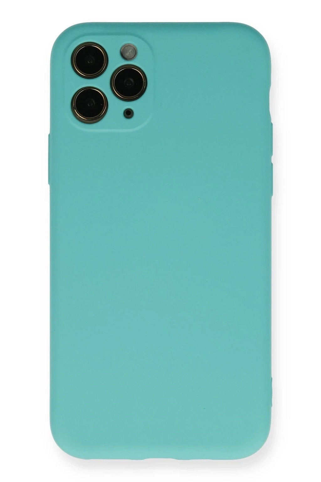 Mey İthalat® iPhone 11 Pro Kılıf Nano içi Kadife Silikon - Turkuaz