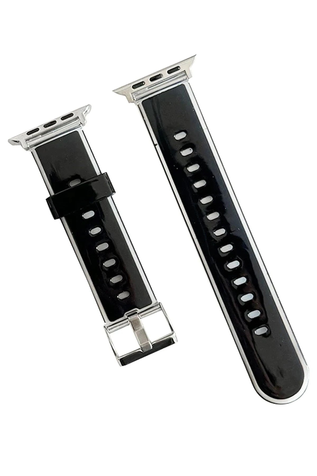 Mey İthalat® Watch 45mm Jelly Silikon Kordon - Siyah