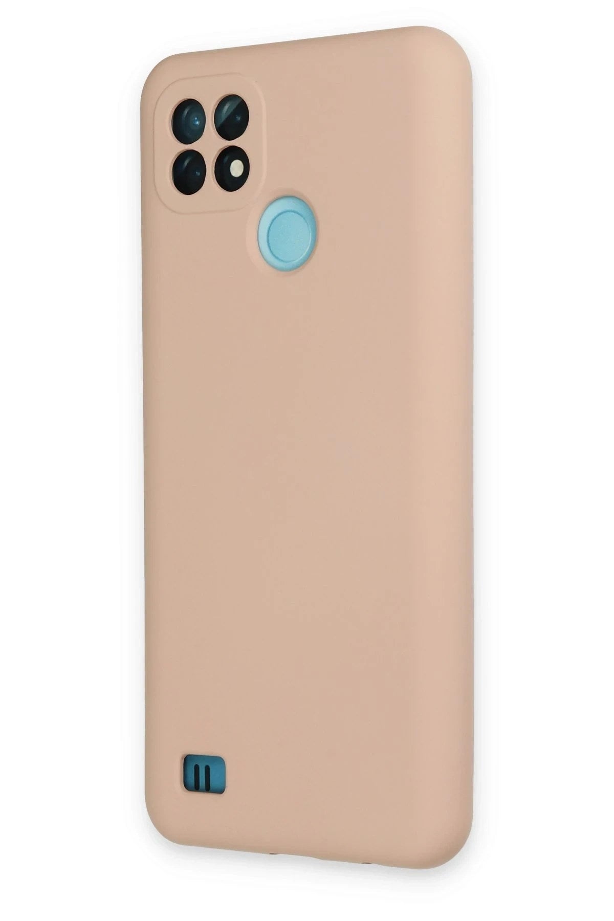 Mey İthalat® Realme C21 Kılıf Nano içi Kadife Silikon - Pudra