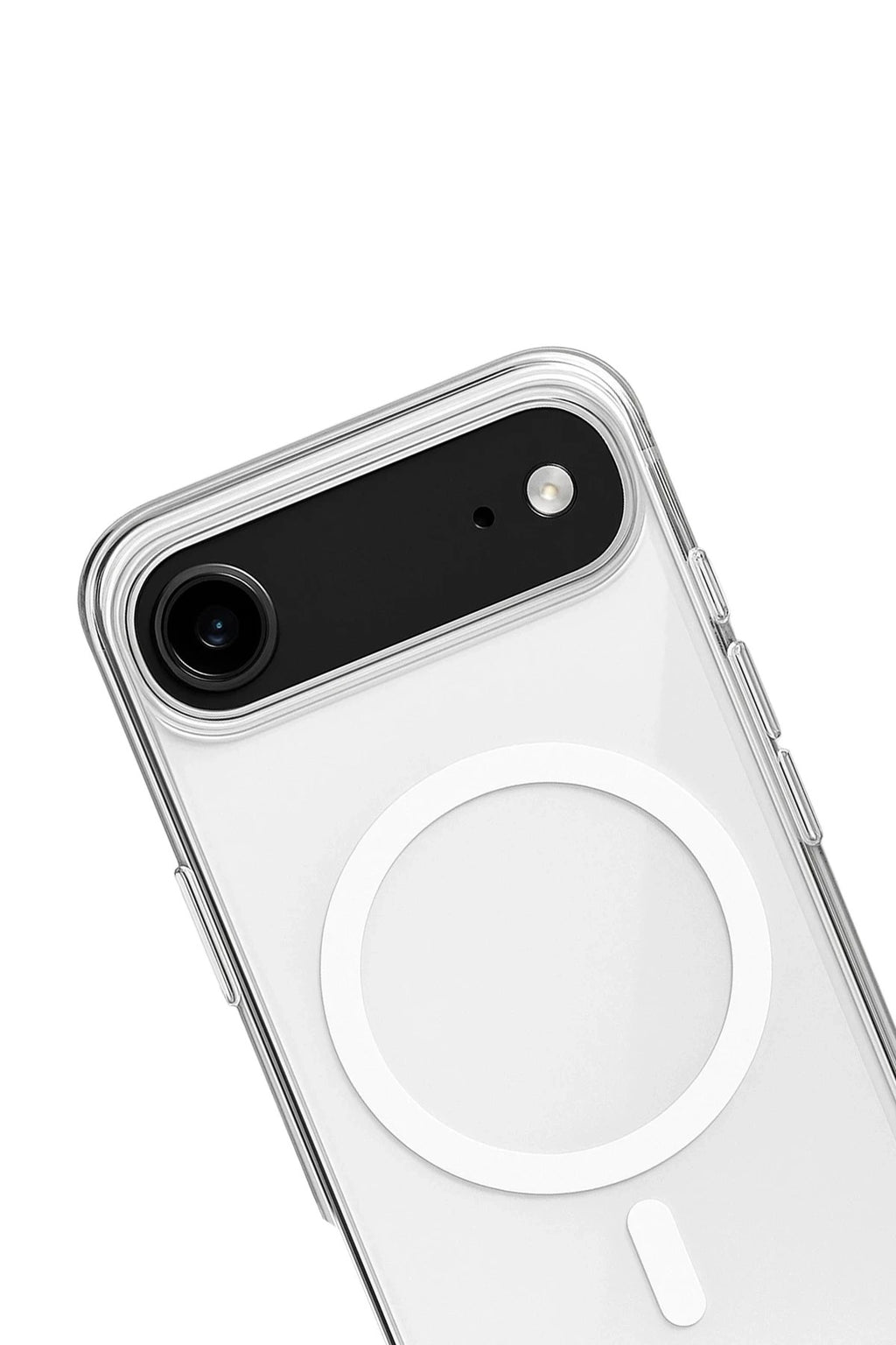 Mey İthalat® iPhone 17 Air Kılıf Magneticsafe Şeffaf Silikon - Şeffaf