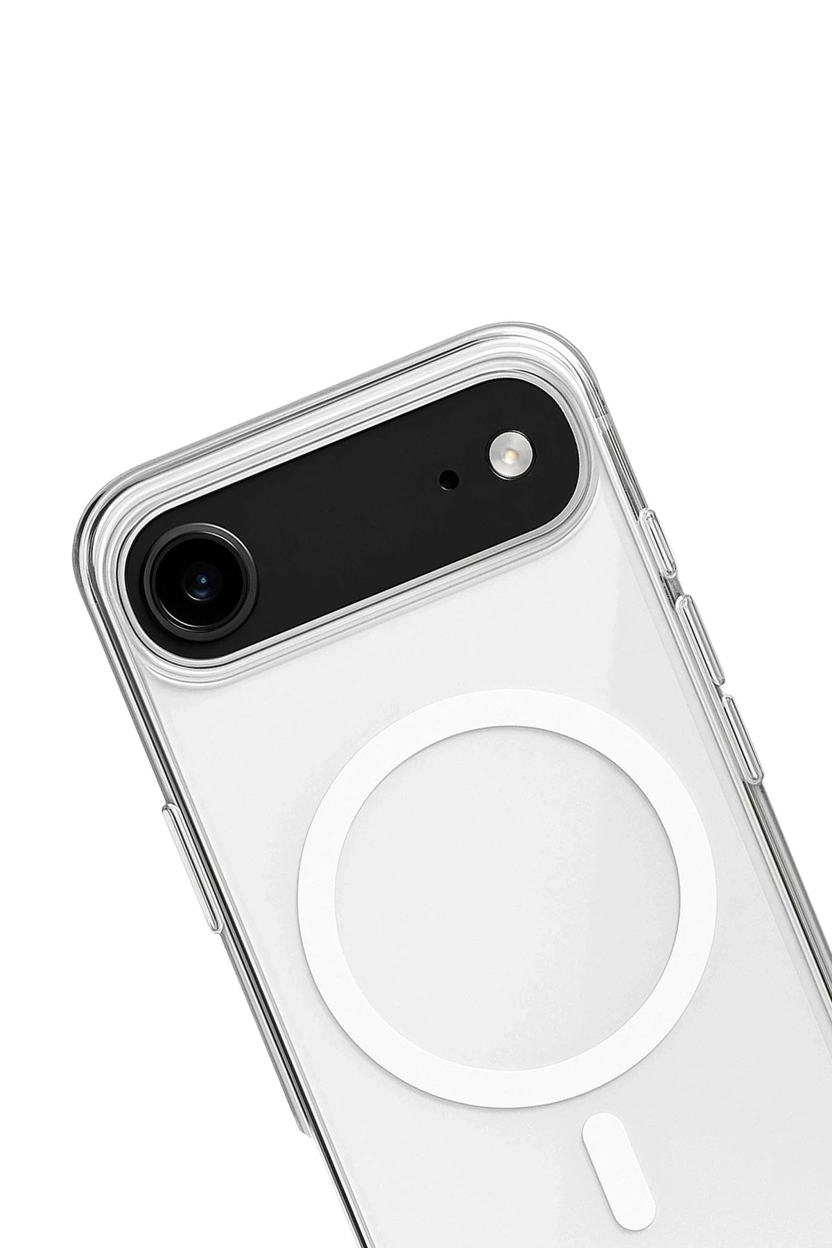 Mey İthalat® iPhone 17 Air Kılıf Magneticsafe Şeffaf Silikon - Şeffaf