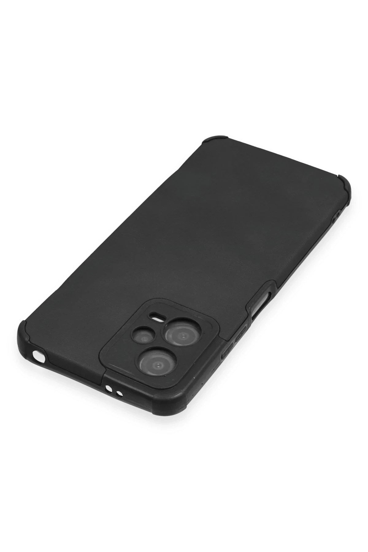 Mey İthalat® Redmi Note 12 5G Kılıf Loop Deri Silikon - Siyah