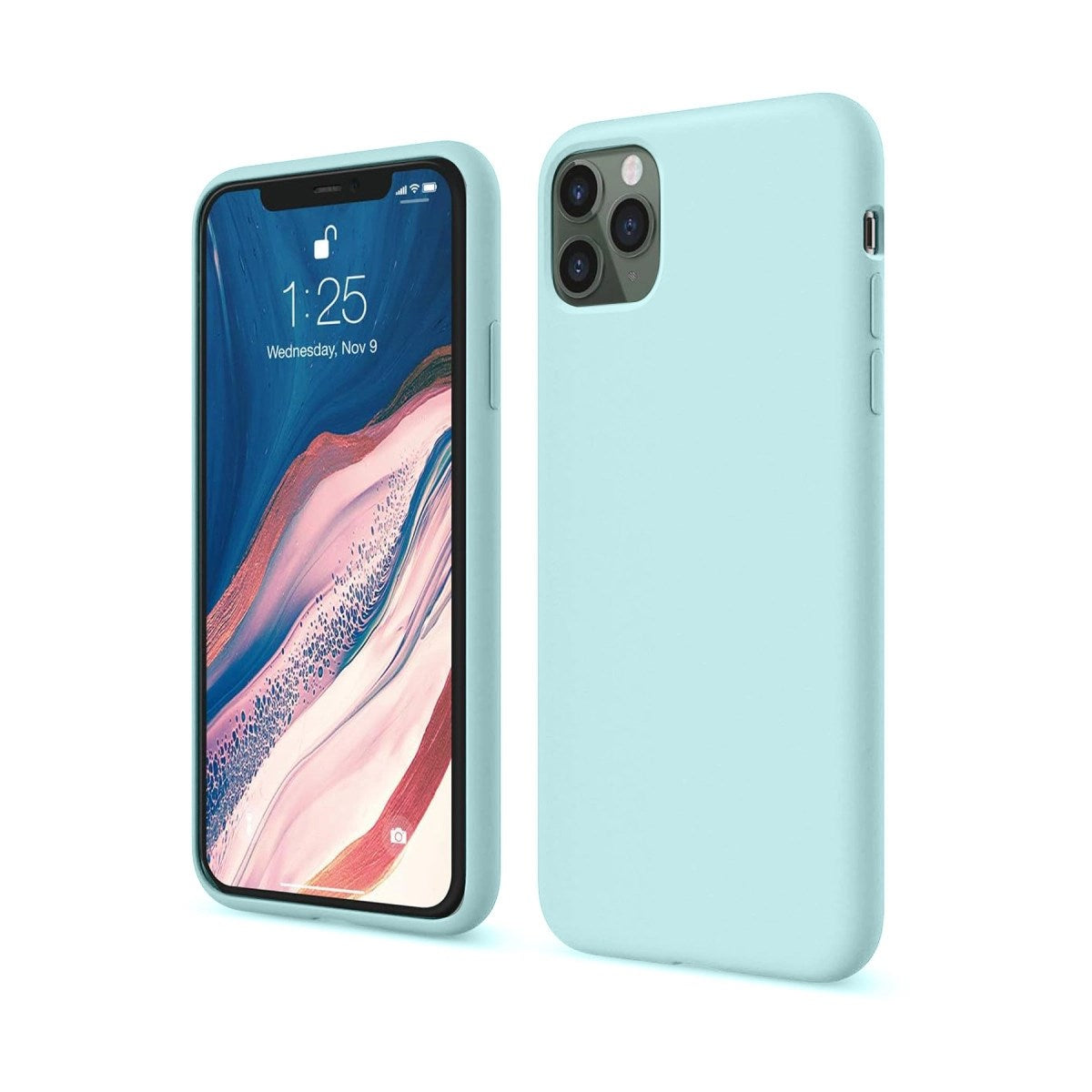 Mey İthalat® iPhone 11 Pro Kılıf First Silikon - Turkuaz