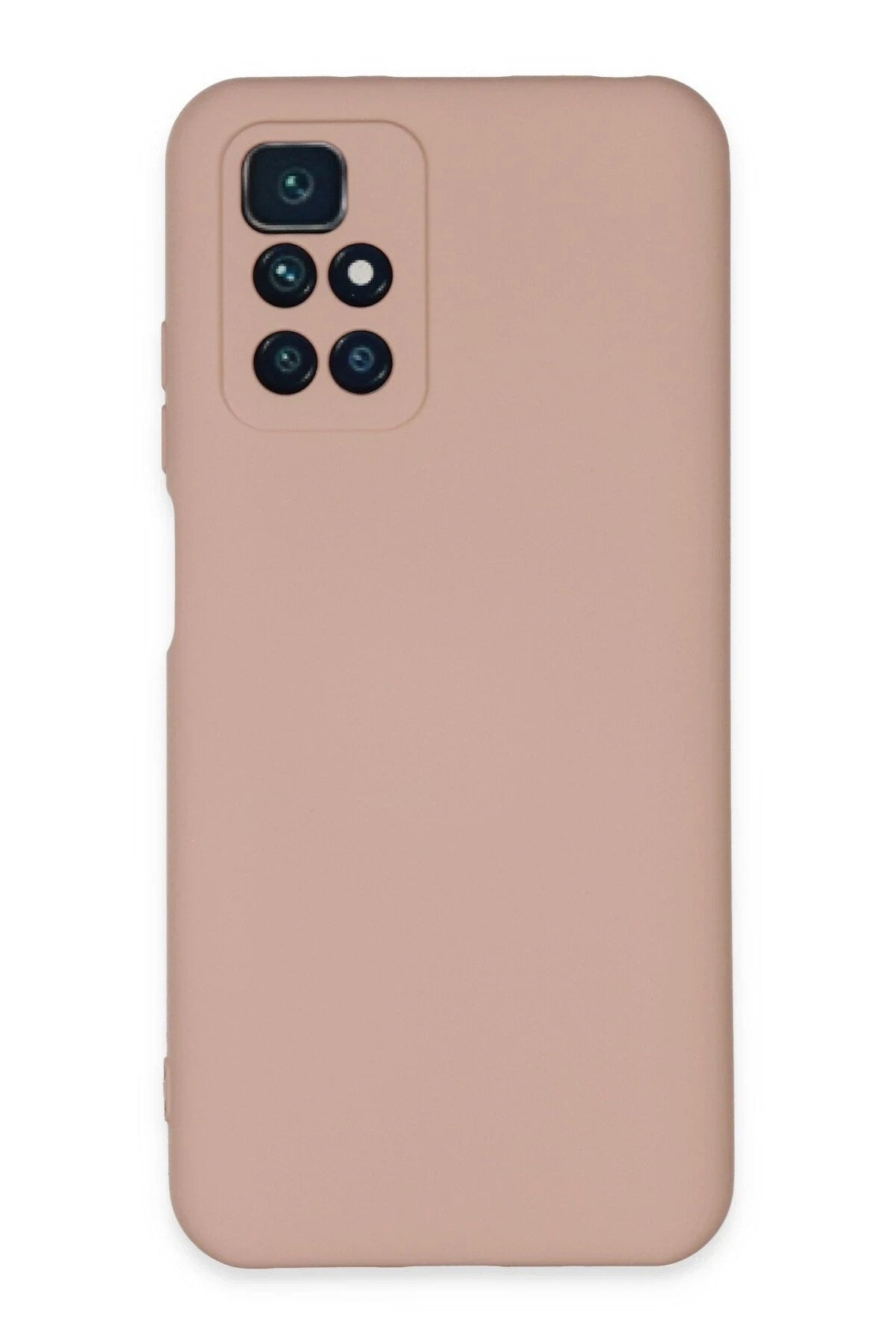 Mey İthalat® Redmi 10 2022 Kılıf Nano içi Kadife Silikon - Pudra