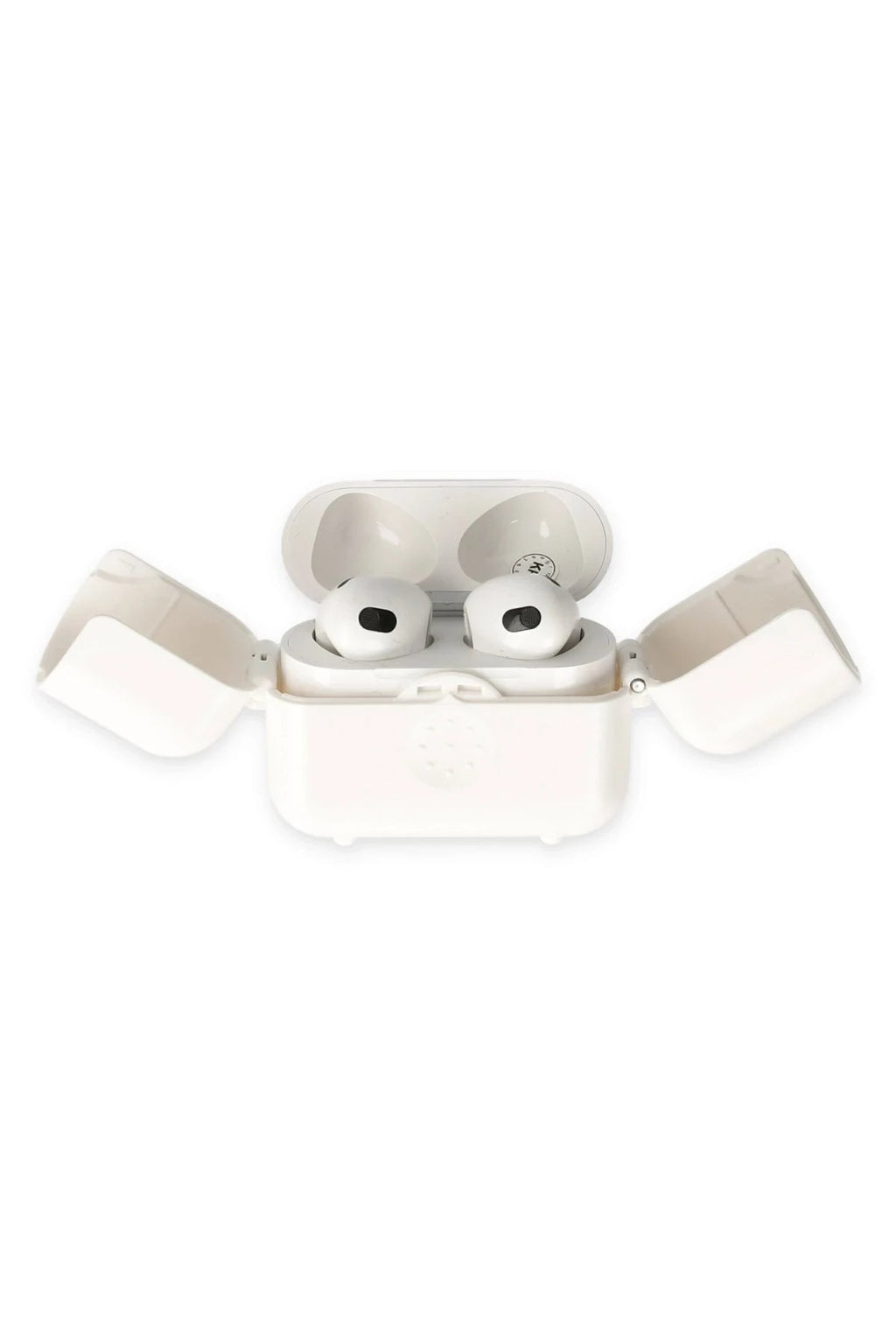Mey İthalat® Airpods 3 (3.nesil) Basmalı Kılıf - Beyaz