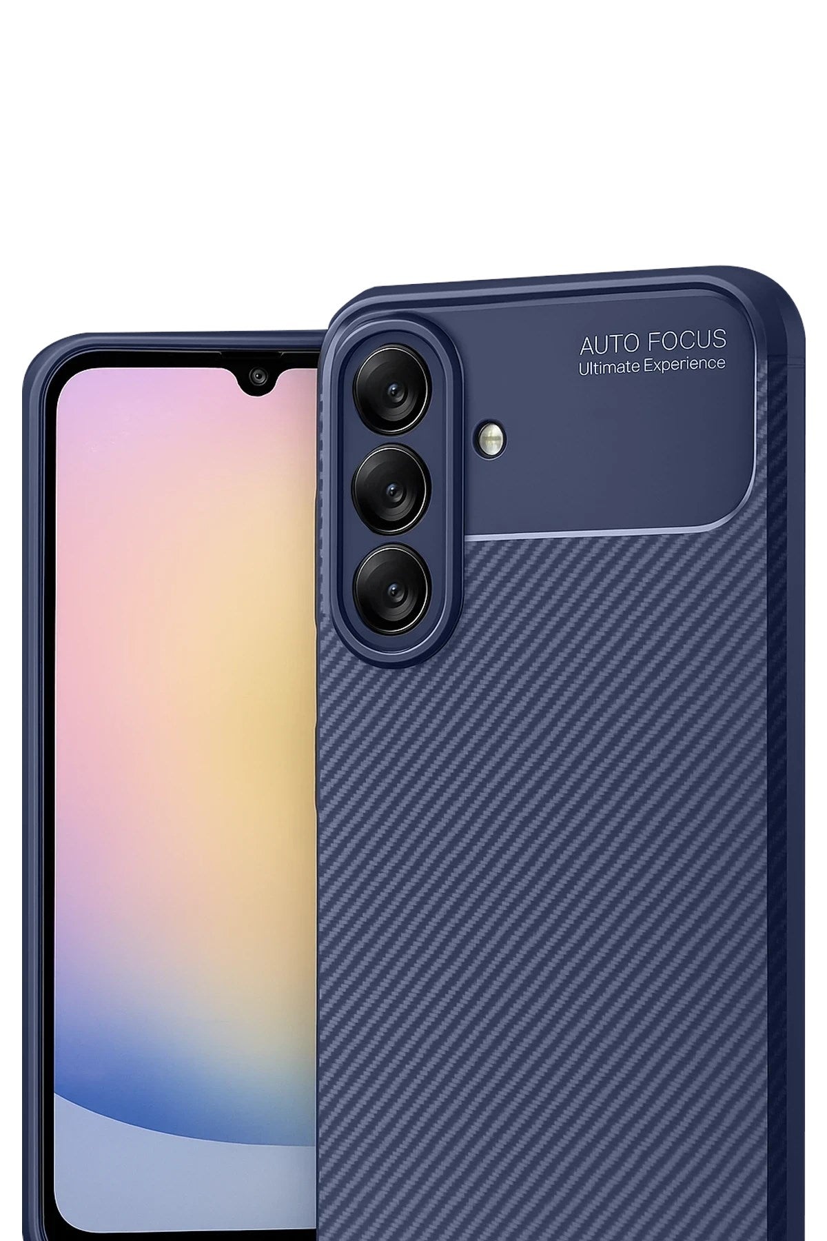 Mey İthalat® Samsung Galaxy A17 5G Auto Focus Karbon Kapak - Lacivert