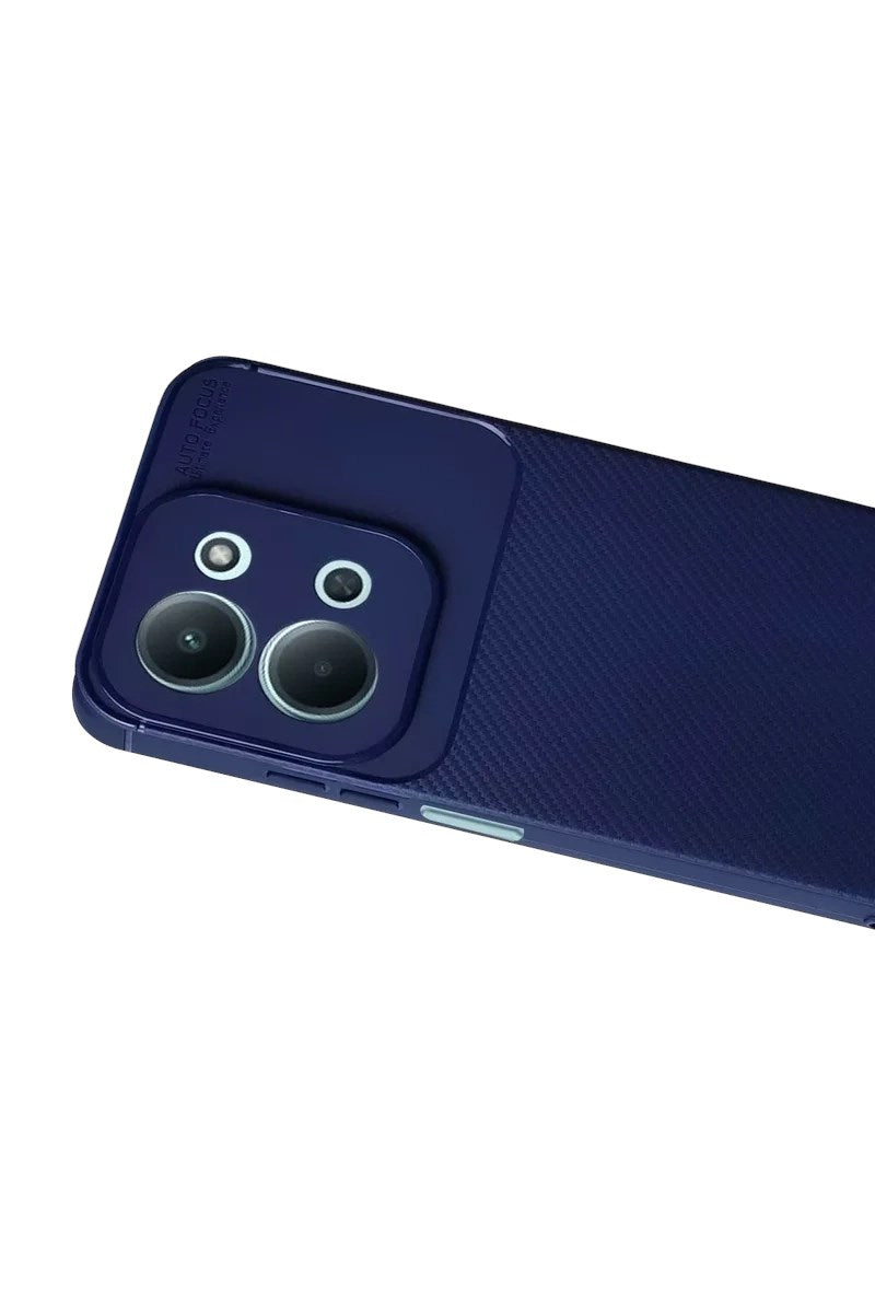 Mey İthalat® Redmi 15C 5G Auto Focus Karbon Kapak - Lacivert
