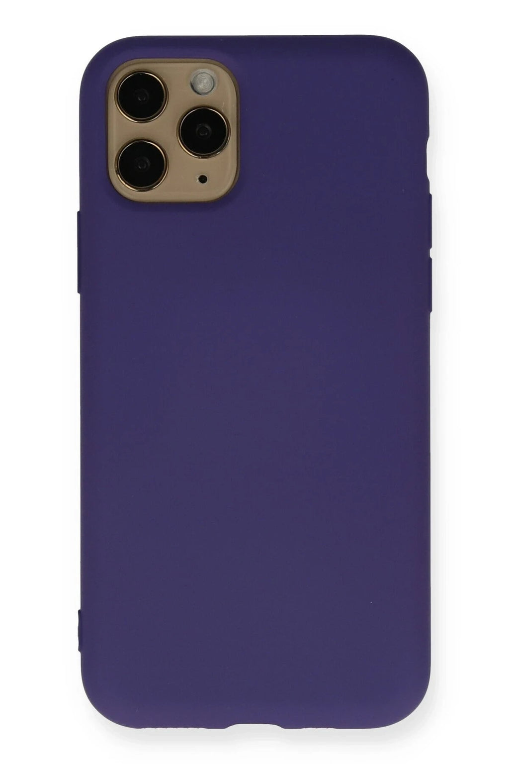 Mey İthalat® iPhone 11 Pro Max Kılıf Nano içi Kadife Silikon - Mor