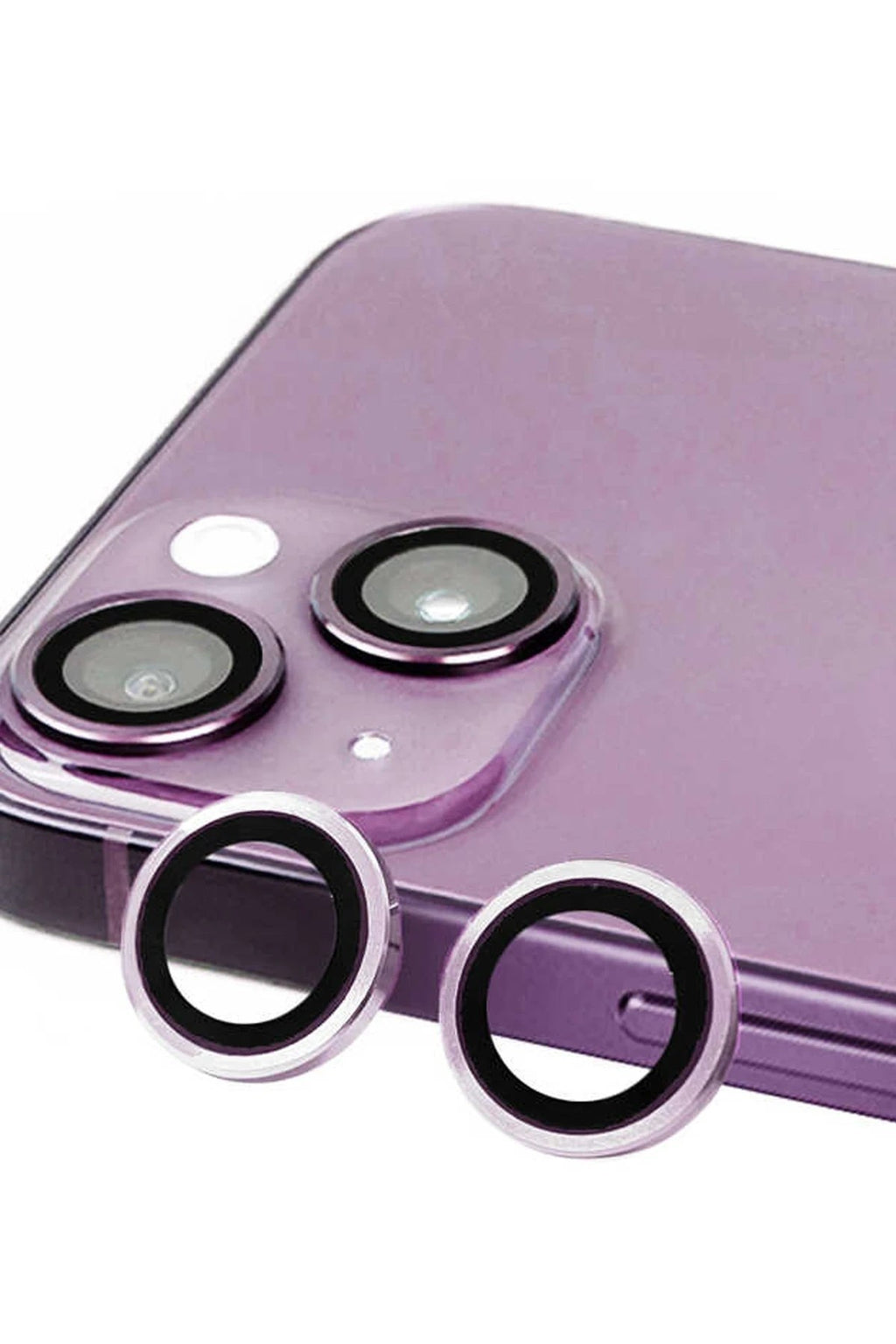 Mey İthalat® iPhone 14 Plus Raze Metal Kamera Lens - Mor