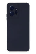 Mey İthalat® Redmi Note 12 4G Kılıf Nano içi Kadife Silikon - Lacivert
