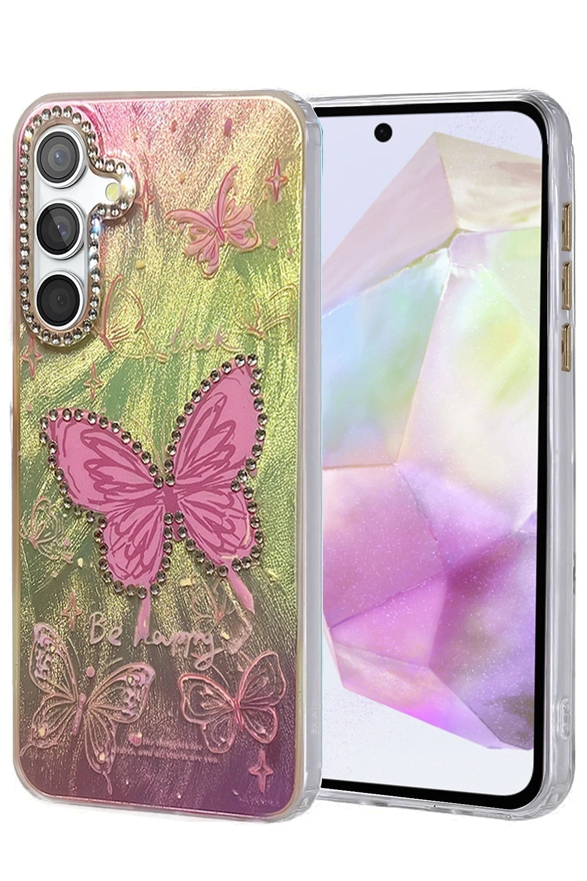Mey İthalat® Samsung Galaxy A35 5G Kılıf Blade Aynalı Desenli Kapak - Desen 5
