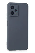 Mey İthalat® Redmi Note 12 5G Kılıf Nano içi Kadife Silikon - Gri