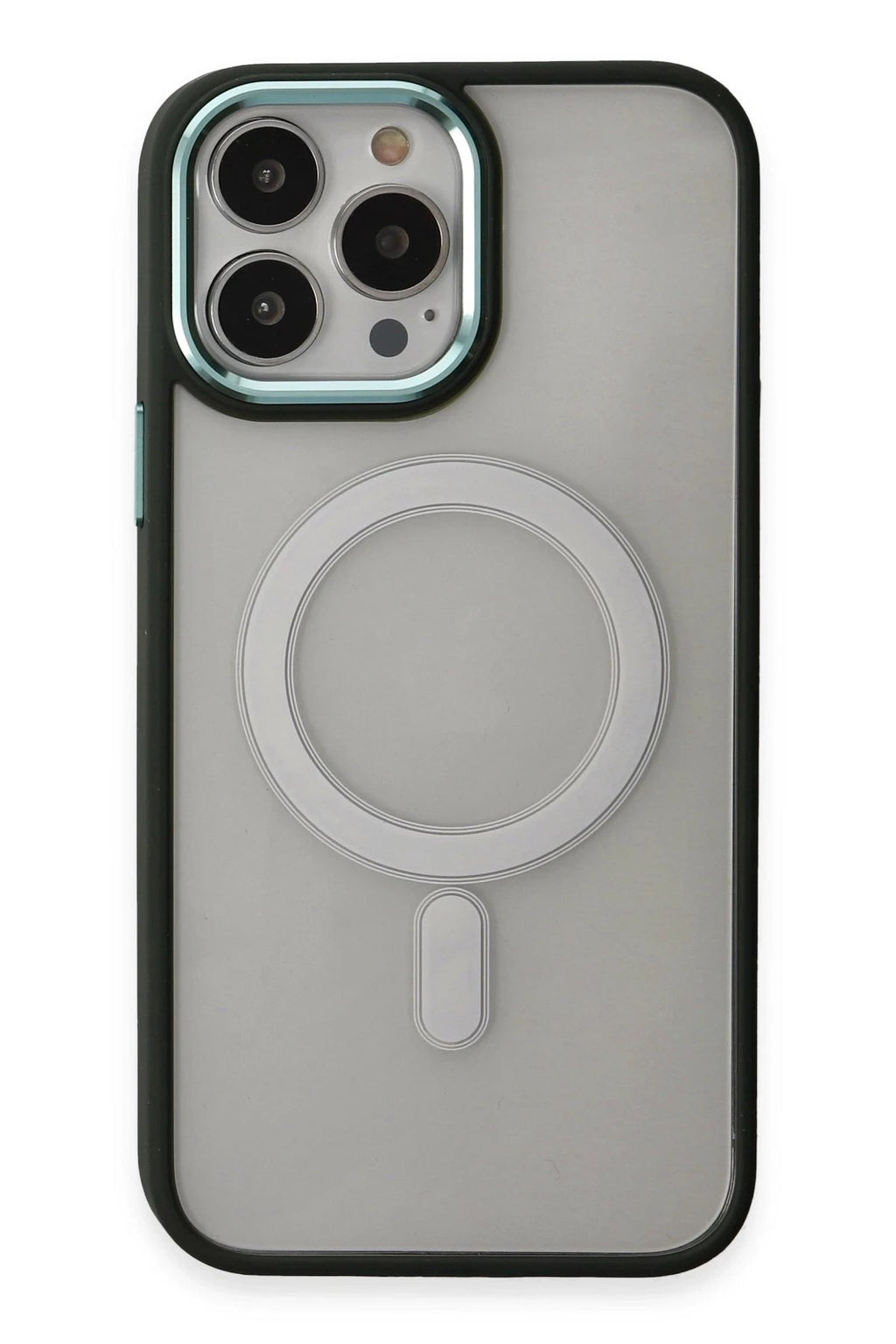 Mey İthalat® iPhone 15 Pro Max Kılıf Room Magneticsafe Silikon - Köknar Yeşili