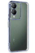 Mey İthalat® Vivo Y17S Kılıf Lensli Silikon - Açık Mavi
