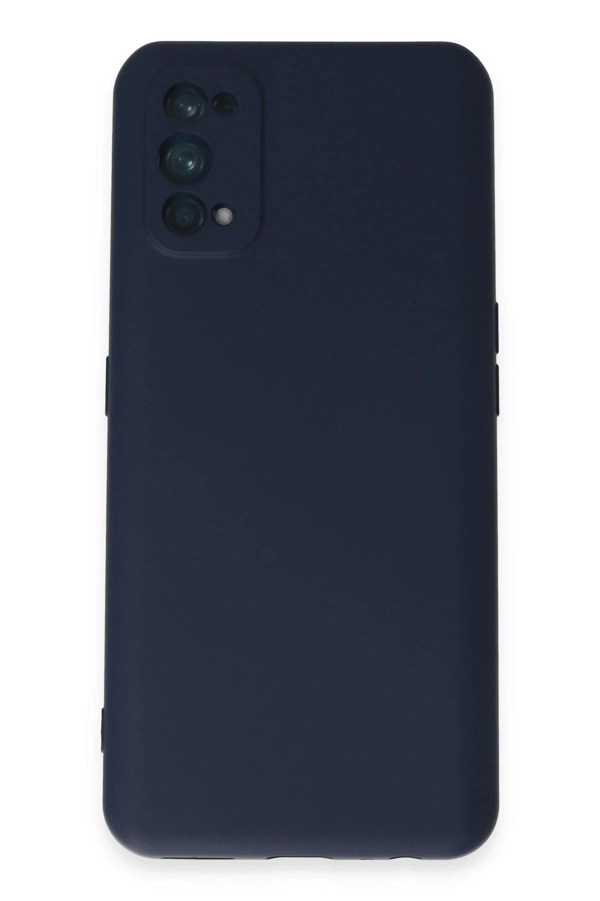 Mey İthalat® Realme 7 Pro Kılıf Nano içi Kadife Silikon - Lacivert