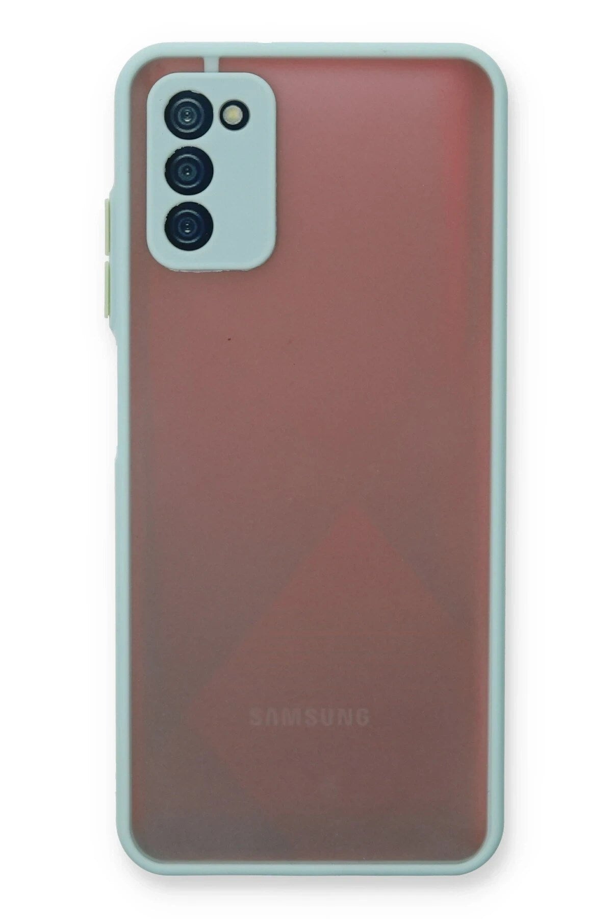 Mey İthalat® Samsung Galaxy A03S Kılıf Montreal Silikon Kapak - Turkuaz