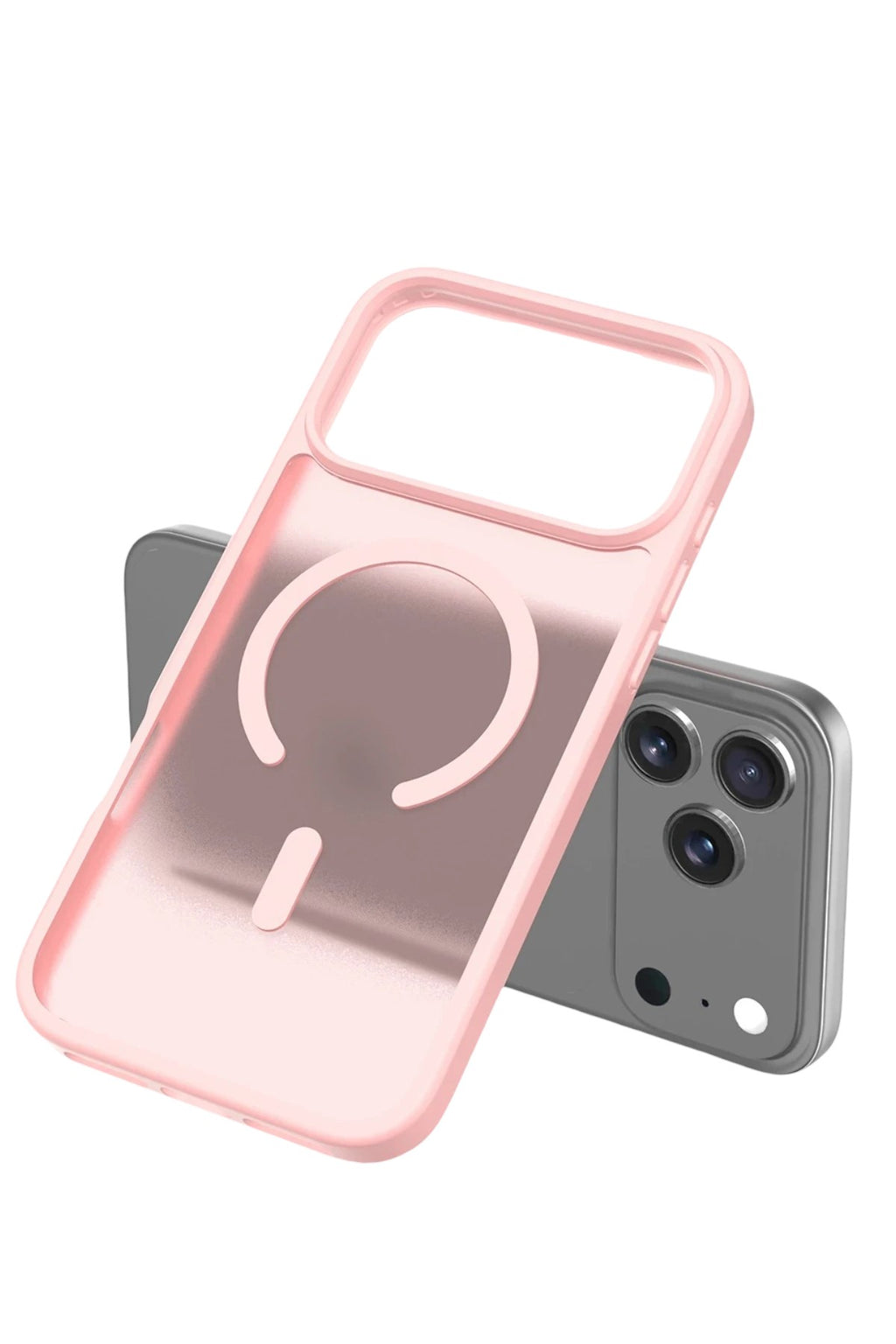 Mey İthalat® iPhone 17 Pro Max Jota Magsafe Kapak - Pudra