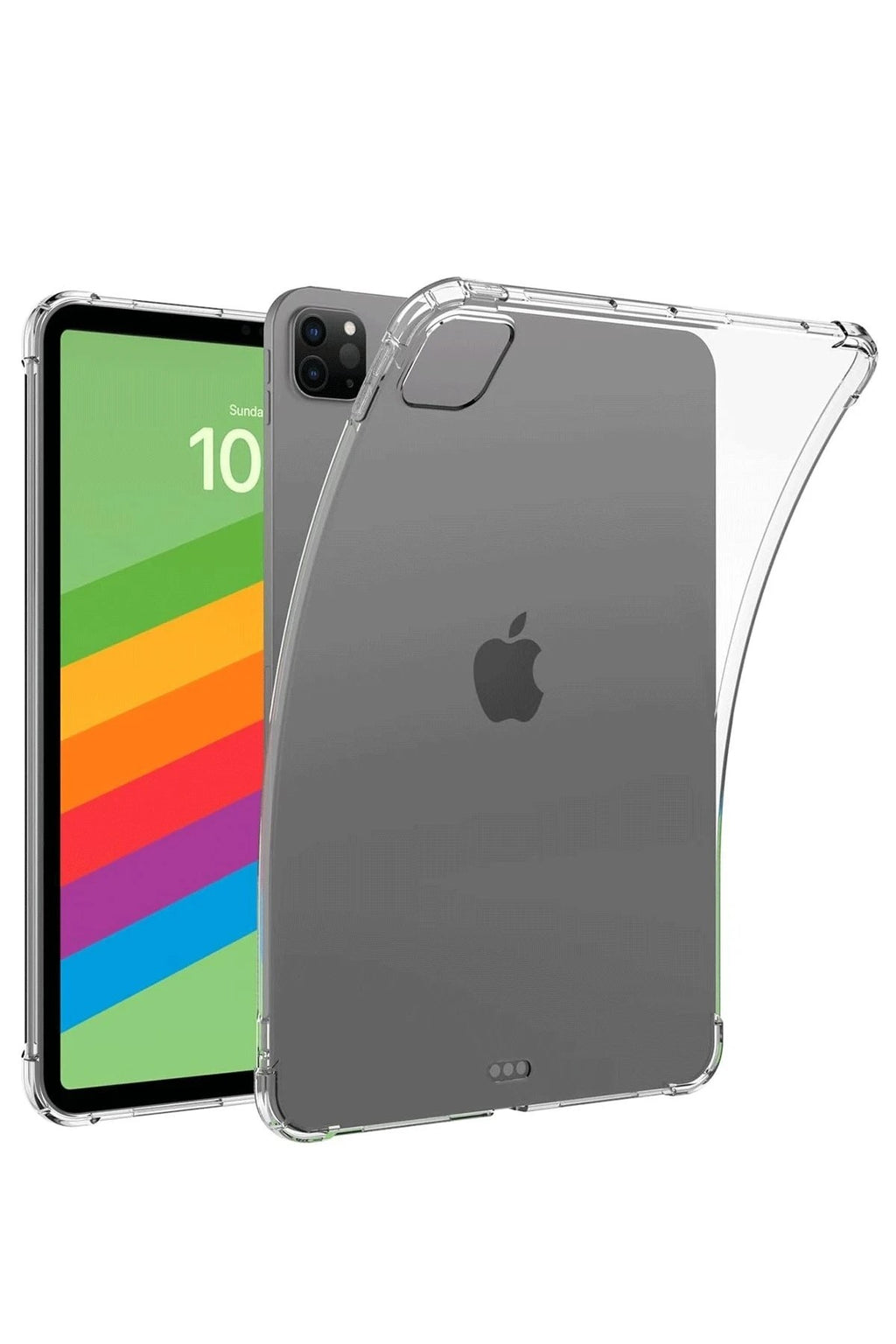 Mey İthalat® iPad Pro 13 (2024) Kılıf Anti Shock Tablet Silikon - Şeffaf