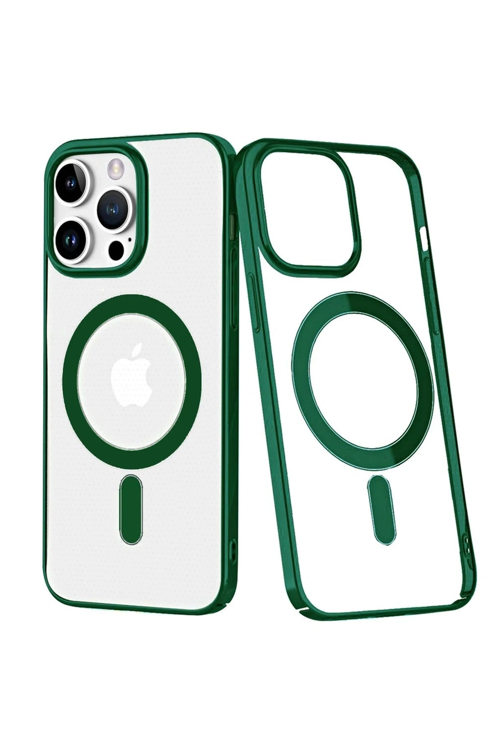 Mey İthalat® iPhone 14 Pro Max Kılıf Element Magneticsafe Sert Kapak - Köknar Yeşili