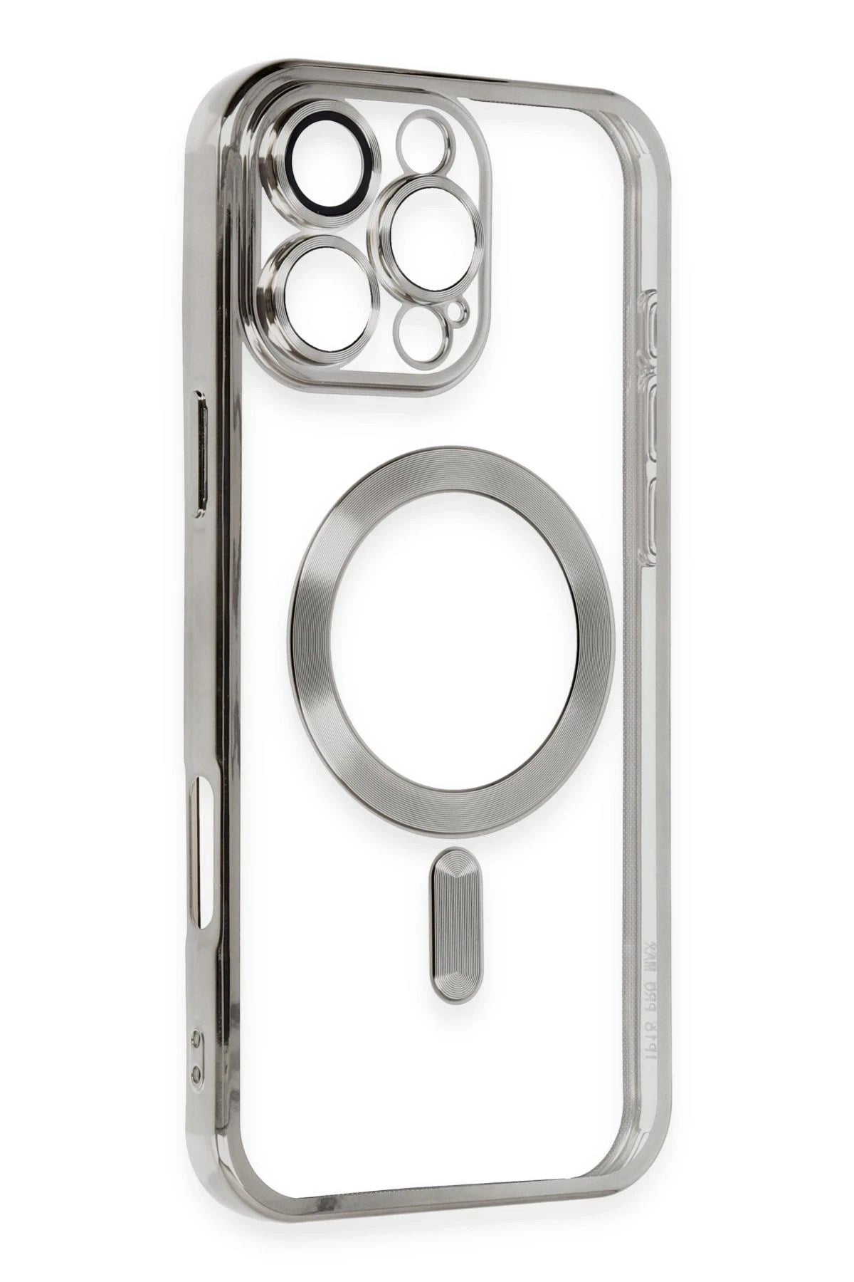 Mey İthalat® iPhone 16 Pro Kılıf Kross Magneticsafe Kapak - Titan Gri