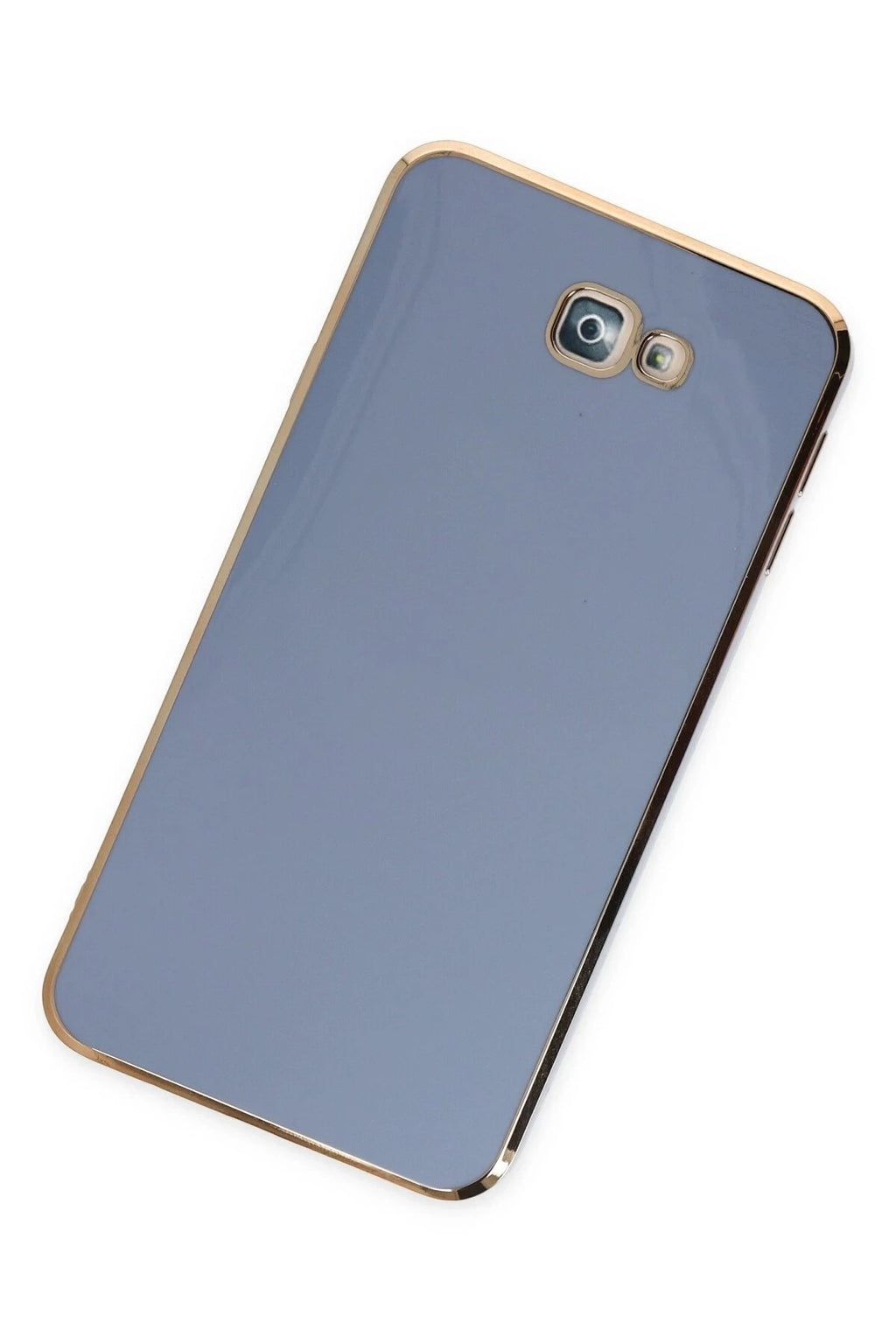 Mey İthalat® Samsung Galaxy J7 Prime Kılıf Volet Silikon - Mavi
