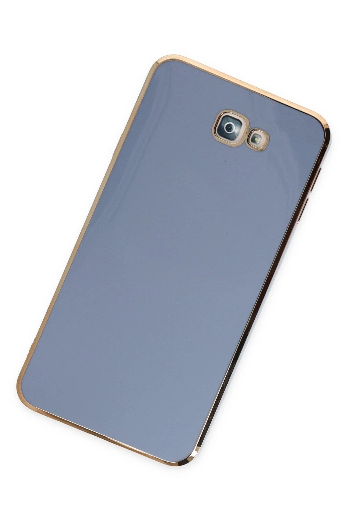 Mey İthalat® Samsung Galaxy J7 Prime Kılıf Volet Silikon - Mavi
