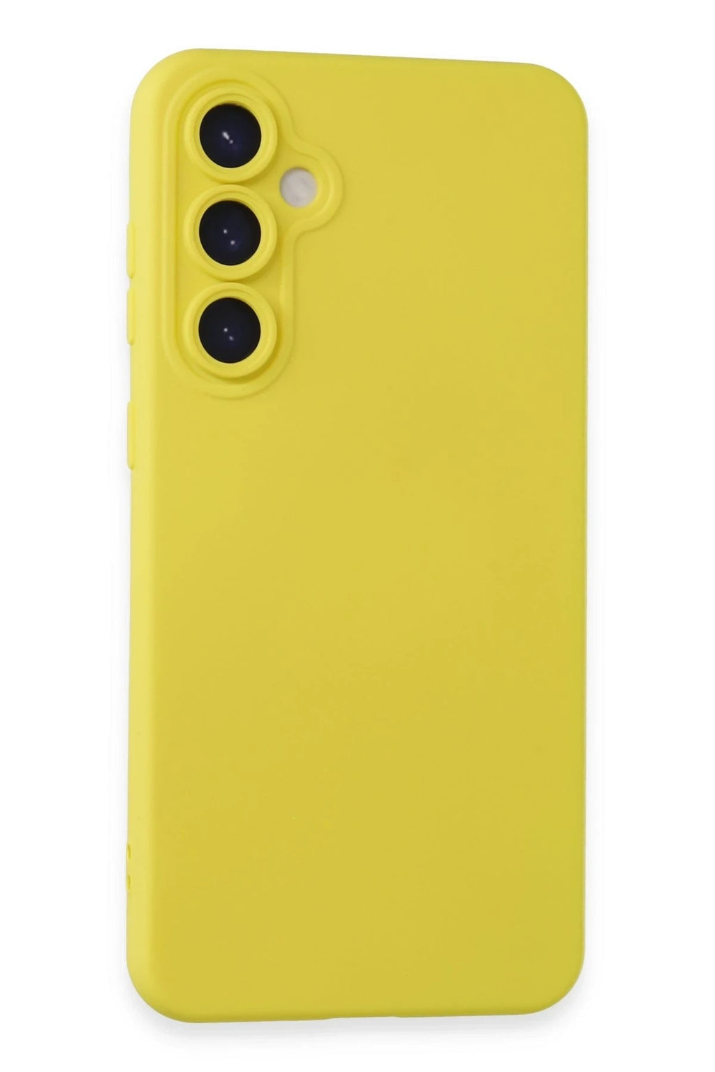 Mey İthalat® Samsung Galaxy S24 Kılıf Nano içi Kadife Silikon - Sarı