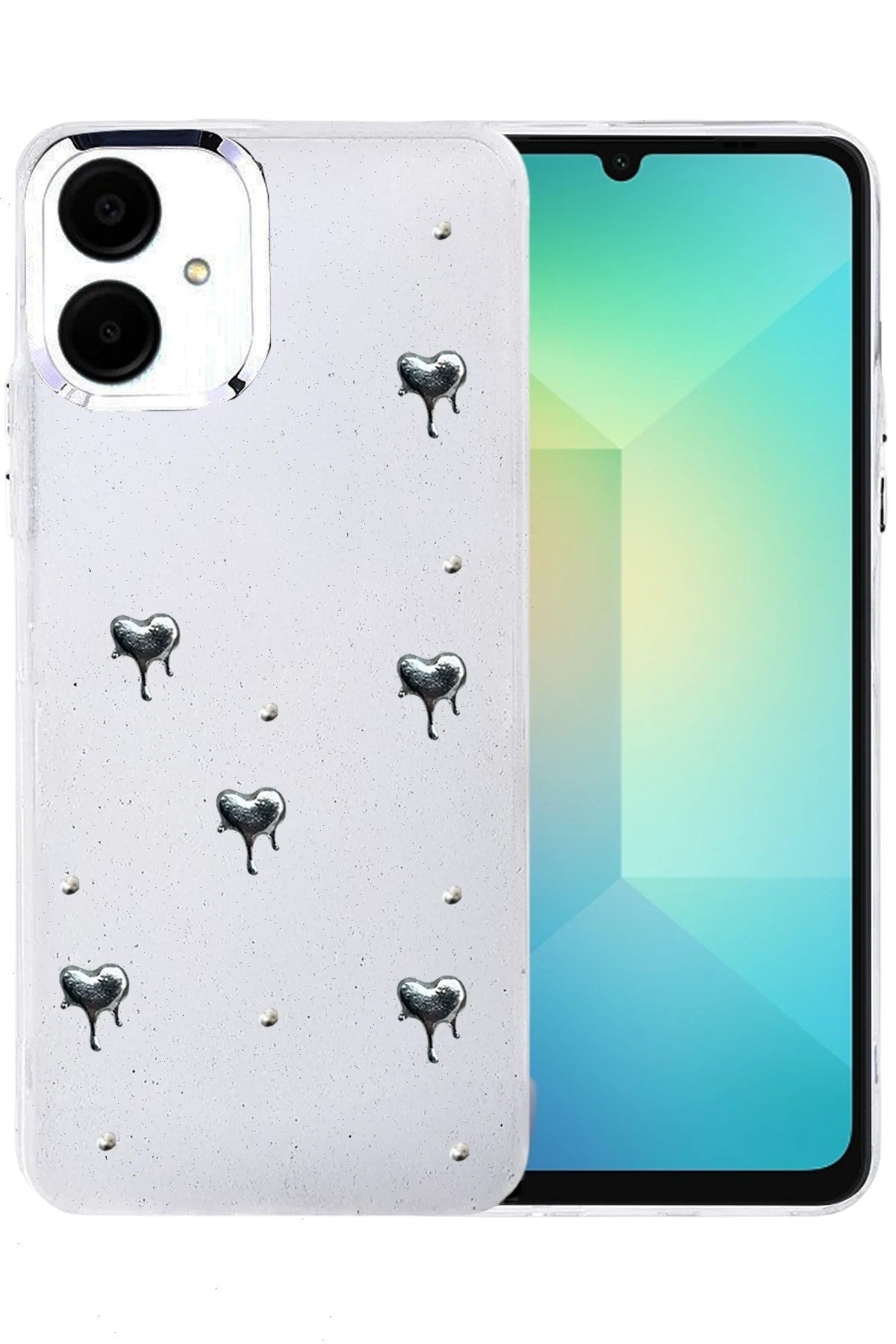 Mey İthalat® Samsung Galaxy A06 Fiyonk Desenli Kapak - Desen 3